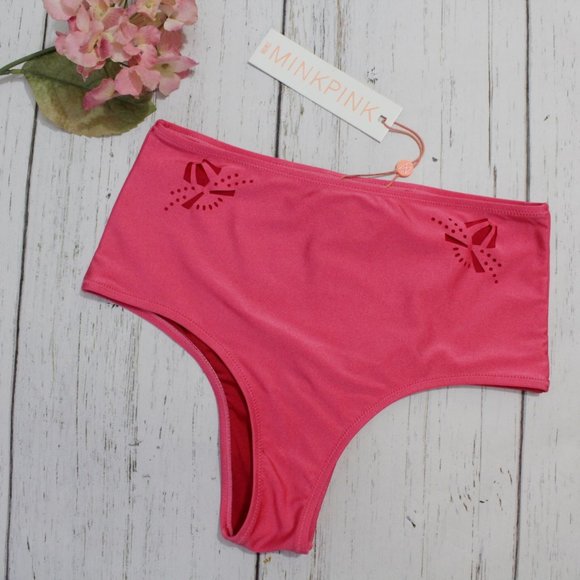 MinkPink Cut Me Loose Bikini Bottoms S - Picture 1 of 6